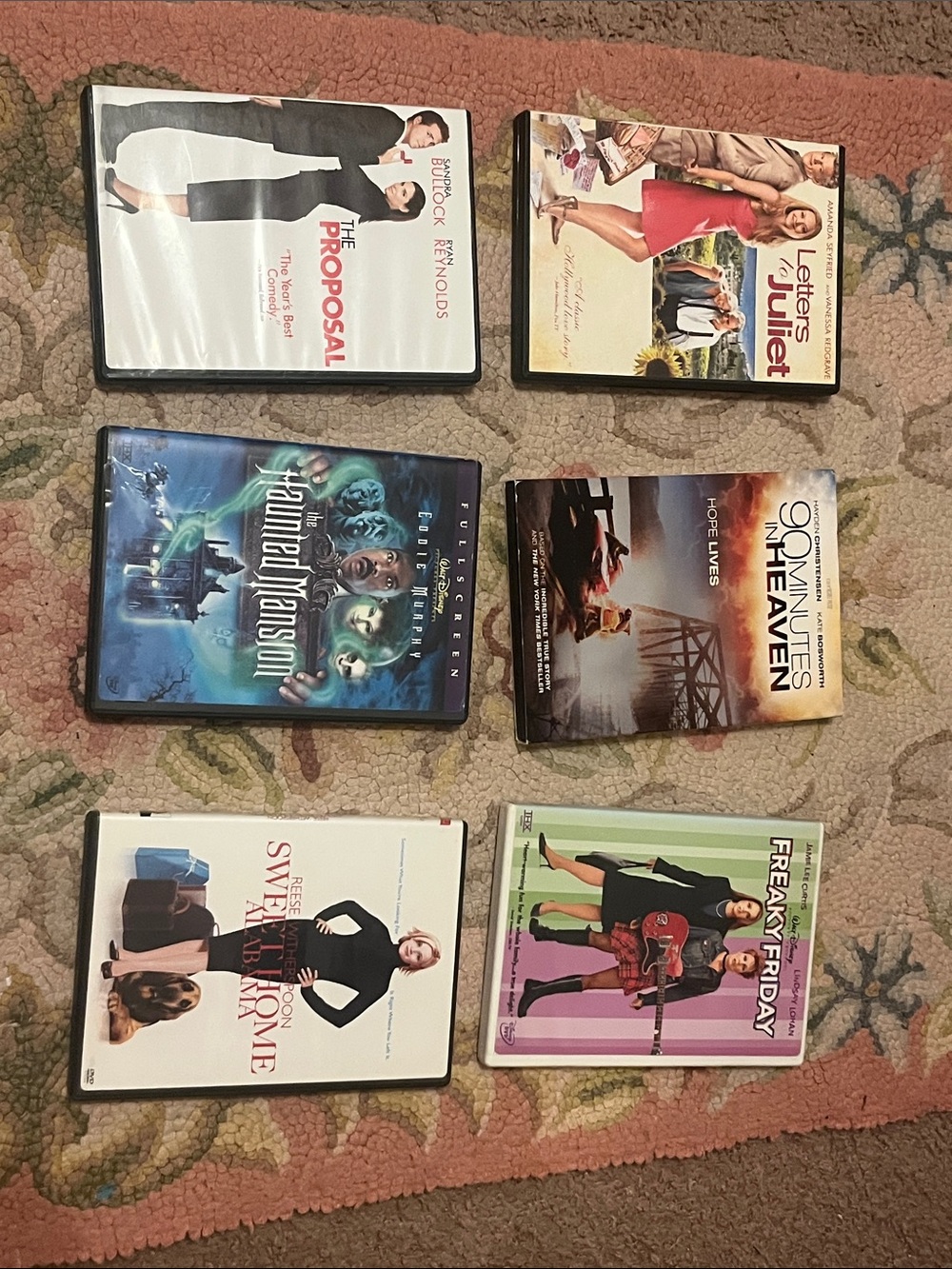 Assorted DVD Movie Collection - Multi-Color Cases